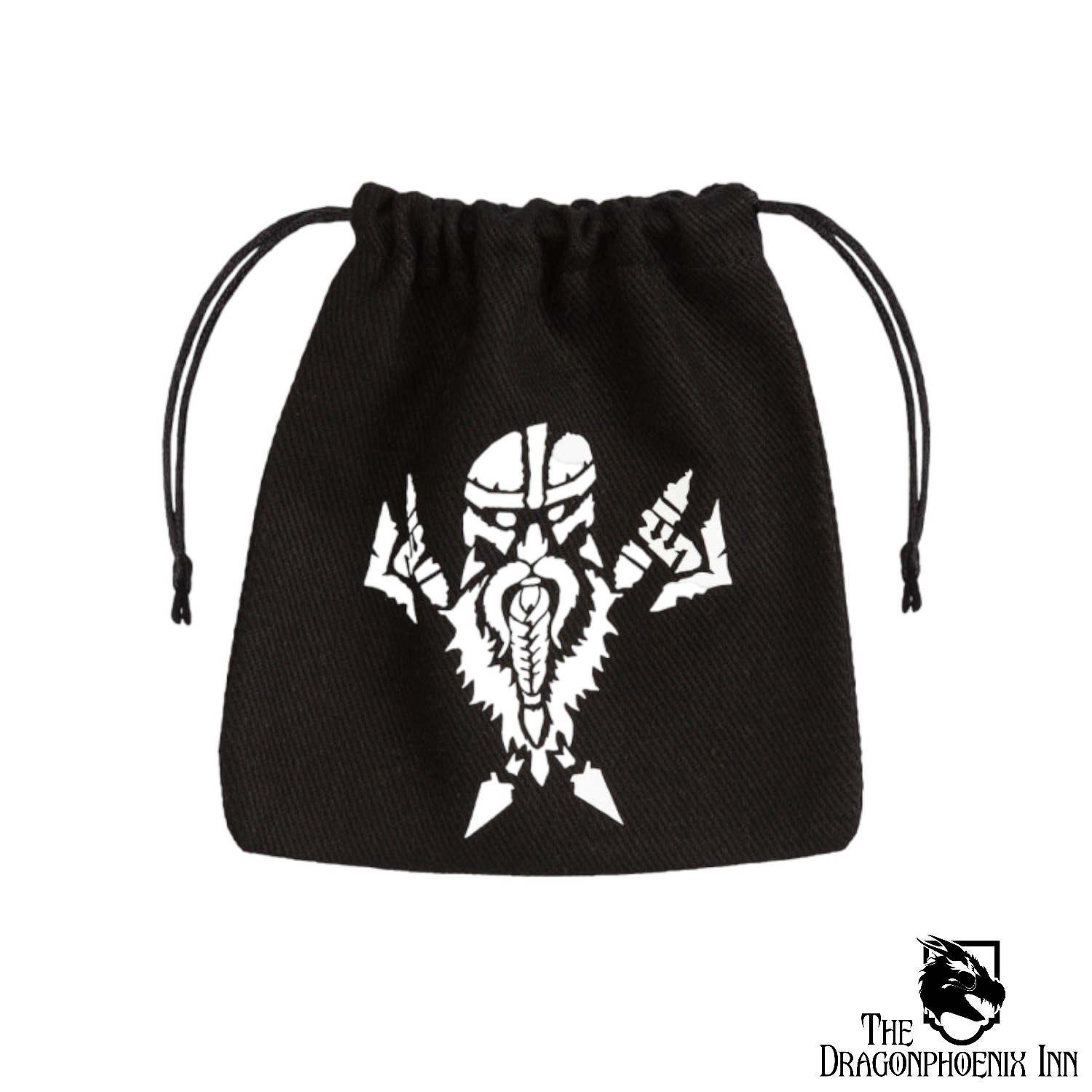 Dwarven Black & White Dice Bag Dwarven Black & White Dice Bag