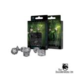 Elvish Translucent & Black Dice Set (7)