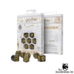 Harry Potter: Hufflepuff Modern Dice Set - Black