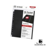 Ultimate Guard 18-Pocket Pages Side-Loading Black (10)