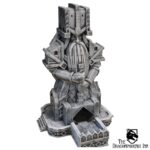 Baldurs Shrine – 3D Printed Dice Tower - Grey