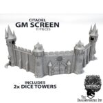Citadel – GM Screen – RPG – Role Player Games - Unpainted