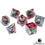 Poison Ivy Vision Floating Eye RPG Dice Set