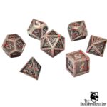 The Gladiator Metal RPG Dice Set