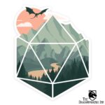 A D20 Scene Sticker
