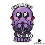 Eat Your Brain Sticker