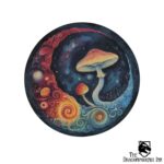 Mug coaster - Magic mushrooms 10x10 cm 3,9x3,9