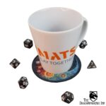 Mug Coaster - Magic mushrooms 10x10 cm / 3,9"x3,9" - Image 4