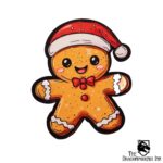 Mug coasters set - Ginger Claus - 4 pcs