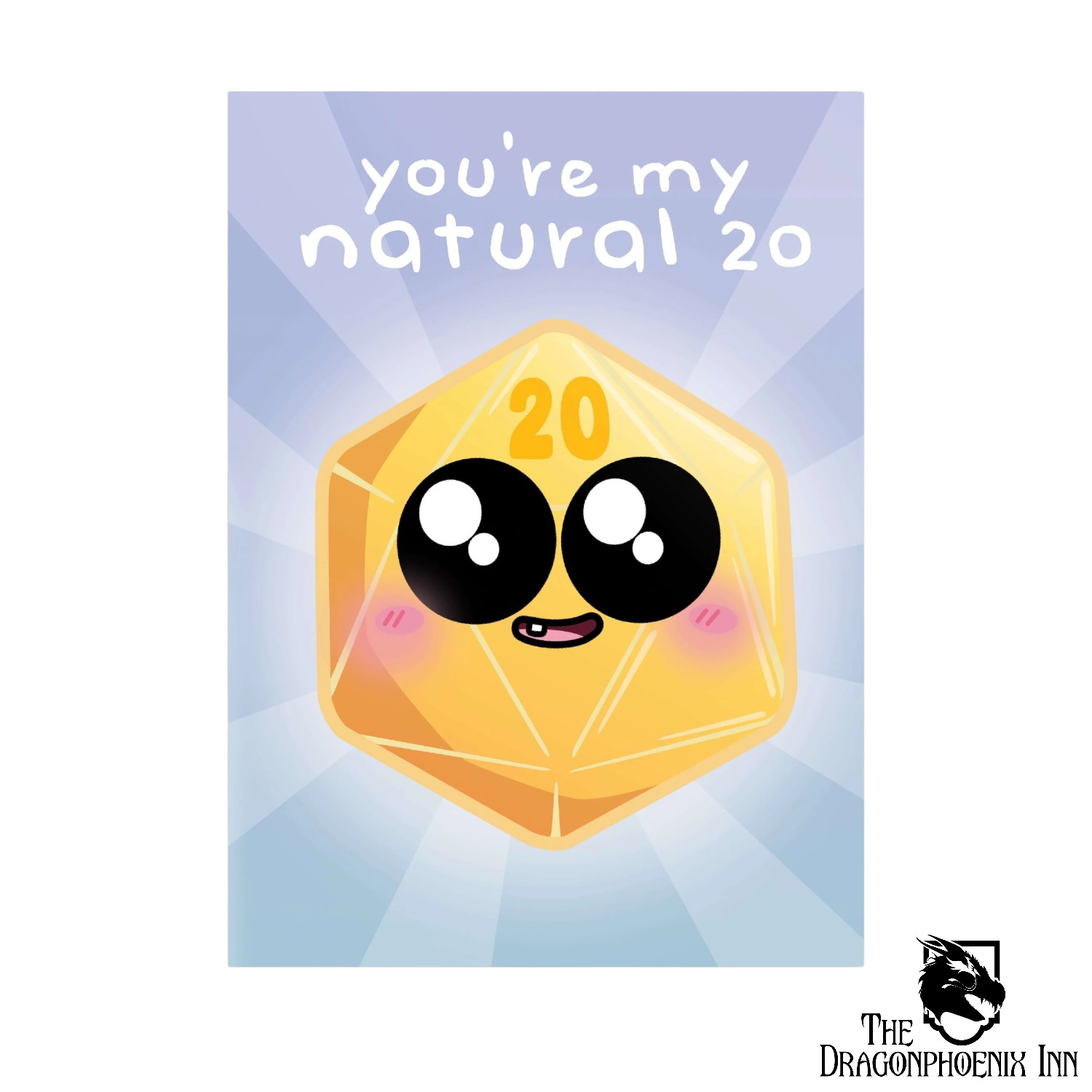 My Natural 20 Greeting Card My Natural 20 Greeting Card