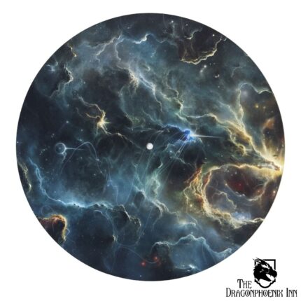 Rubber record mat 30,5 cm - Nebula
