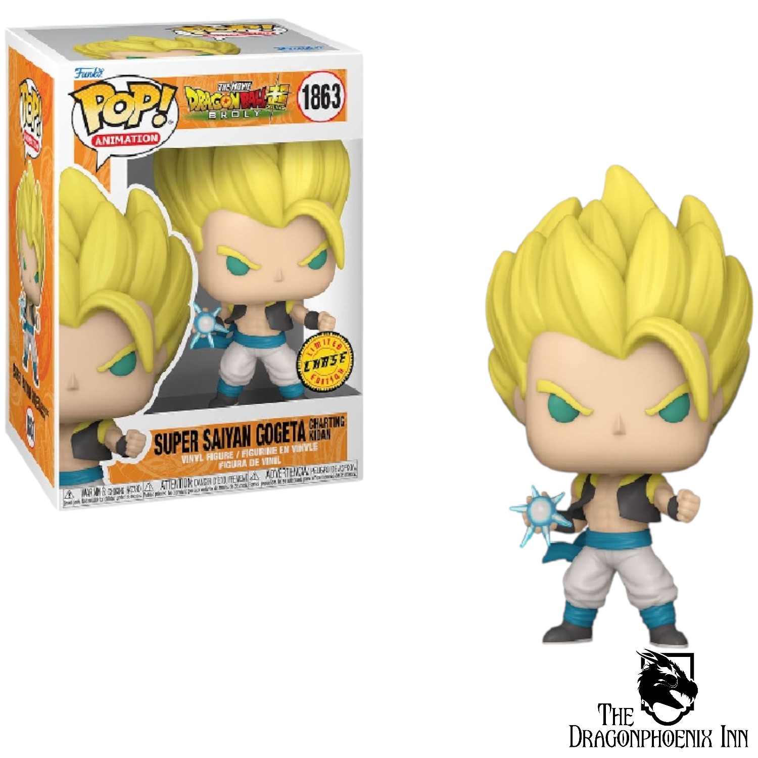 Funko Pop! Animation Dragon Ball Super Broly – Gogeta #1863 Chase Vinyl Figure Funko Pop! Animation Dragon Ball Super Broly – Gogeta #1863 Chase Vinyl Figure