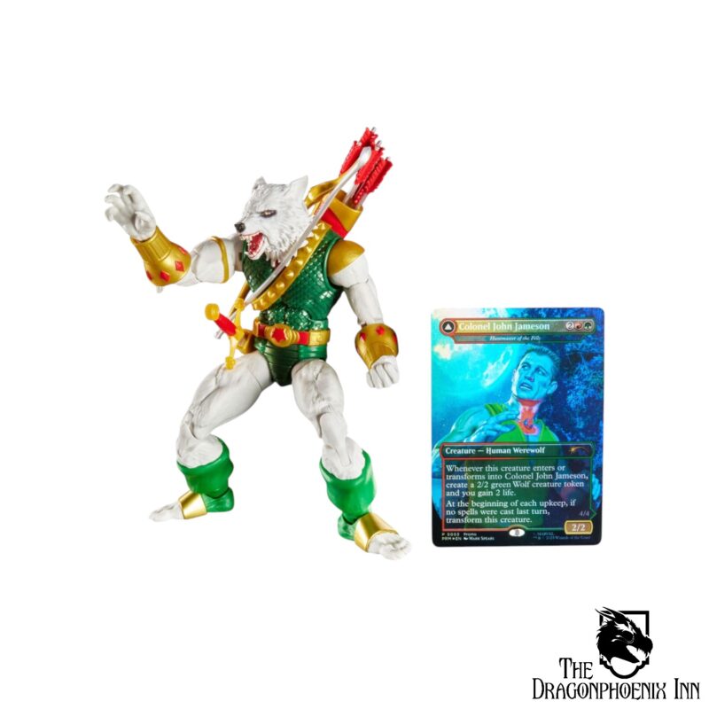 Marvel Legends Magic The Gathering Action Figure Man-Wolf (plus Exclusive Foil Card)