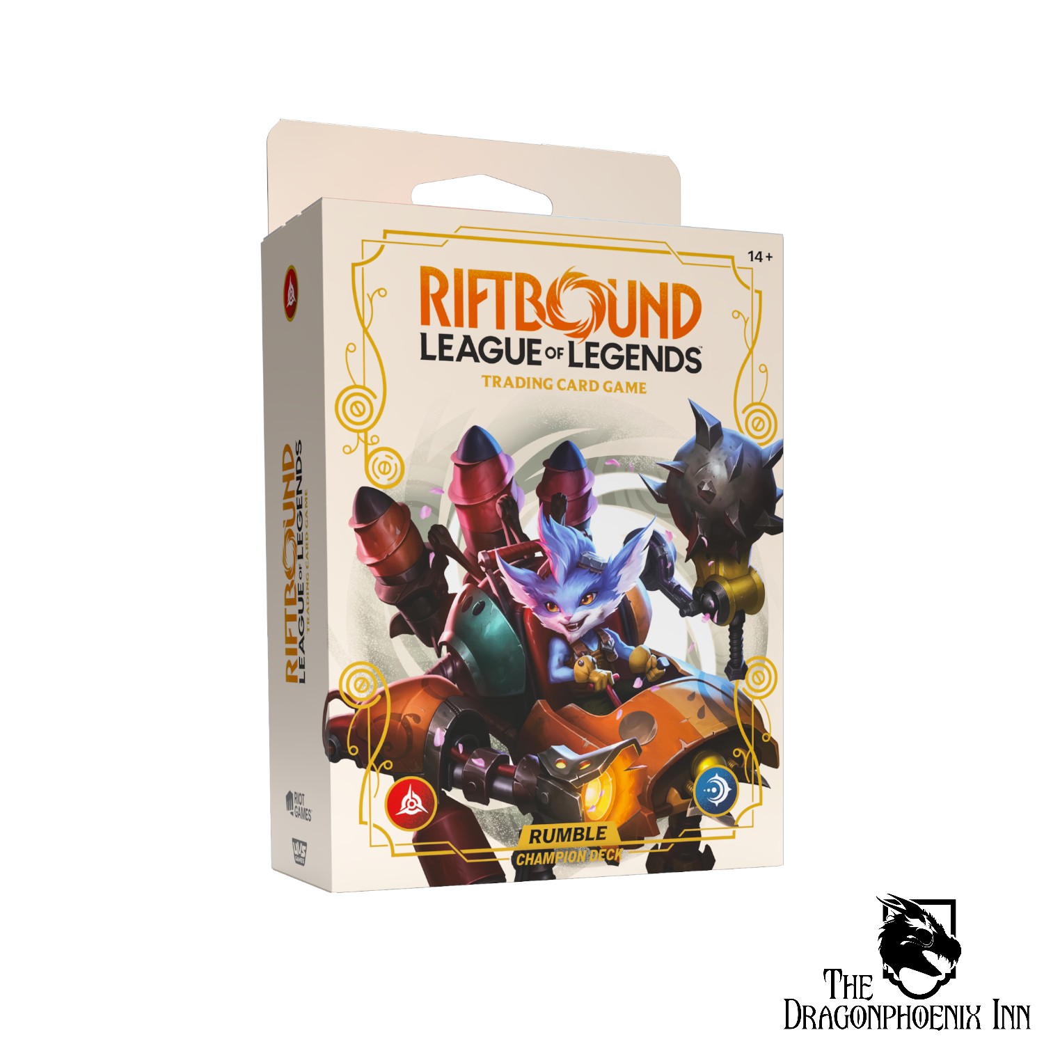 Riftbound League of Legends TCG - Spiritforged Champion Deck Rumble Display (4 Decks) Riftbound: League of Legends TCG - Spiritforged Champion Deck: Rumble