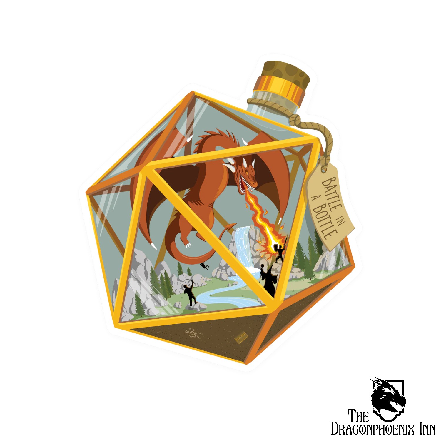Battle in a Bottle Sticker Battle in a Bottle Sticker