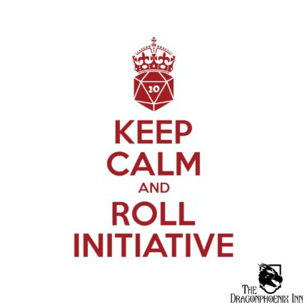 Keep calm & Roll Initiative Sticker