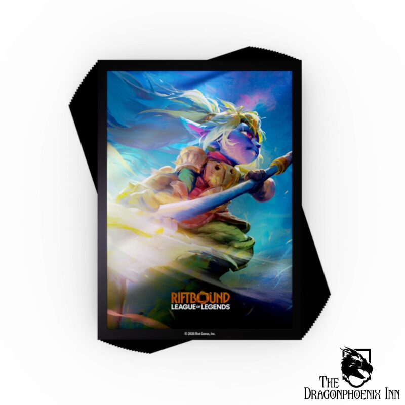 Riftbound: League of Legends TCG - Unleashed Art Sleeves Poppy, Keeper of the Hammer (100 Sleeves)